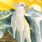 Funny Goat Encouragement Cards For Best Friends - Greatest Of All Time - Baby Goat Card For Her