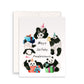 Panda Birthday Card Funny - Giant Panda Bear Party Pandamonium - Cute Birthday Cards For Her