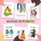 Dog Funny Wedding Card Funny - Congratulations Card For Friends - Tie The Knot - Golden Retriever Puppy Caught Tail
