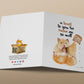 Hamster Cute Mothers Day Card Funny - Toast For Raisin Me - Happy Mother's Day Gift From Daughter