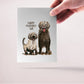 Mud Dog Mother's Day Card Funny - Happy Mother's Day Cards From The Dog - Golden Retriever Dog Mom Gifts