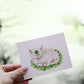 Lucky Clovers Cat Good Luck Card For Friends - Four Leaf Shamrock Cards - Saint Patrick's Day Card For Her