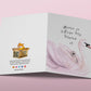 Swan Mom And Baby Mother's Day Card Funny - Home Is Where Mom Is - Birthday Card For Mom From Daughter