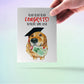 Golden Retriever Dog Graduation Cards Funny - Money Holder Cash Enclosed Card
