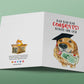 Golden Retriever Dog Graduation Cards Funny - Money Holder Cash Enclosed Card