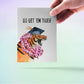 Funny Graduation Card 2022 - Go Get Em Tiger Graduation Gift For Daughter - Orchid Flower Lei Grad Congratulations Cards