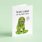 Greener Lawn Dog Dad Card - Happy Father's Day Card Funny - Unique Fathers Day Gift From Son