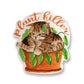 Plant Killer Cat Stickers For Plant Mom - Funny Waterproof Stickers For Cat Lover - Dead Plants Sticker For Gardener Gifts