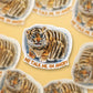 Angry Baby Tiger Sticker - No Talk Me Angry Meme Sticker - Waterproof Vinyl Sticker For Waterbottle - Liyana Studio