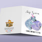 Cuddle Koala Birthday Card For Big Spoon - Cute Birthday Card For Boyfriend - Husband Birthday Gift From Wife