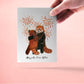 Red Panda Wedding Card Funny - Happily Ever After - Wedding Dance Fireworks - Bridal Shower Gifts - Liyana Studio