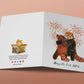 Red Panda Wedding Card Funny - Happily Ever After - Wedding Dance Fireworks - Bridal Shower Gifts - Liyana Studio
