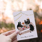 Black Bear Birthday Cards For Her - Picnic Kids Birthday Party Card - Whimsical Woodland Animals Birthday Card Funny - Liyana Studio