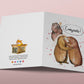 Cute Best Friend Wedding Card Funny - Wedding Day Kiss - Bridal Shower Gifts For Daughter - Liyana Studio