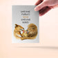 Lion Baby Shower Card Funny - Baby Congratulations Card For First Time Mom Dad - New Parents Gift - Liyana Studio