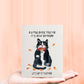 Naughty Black Cat Birthday Cards Funny - Couch Scratch Cats Gift