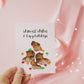Capybara Holiday Cards For Friends - Hot Spring Bathing Capy Family Funny Christmas Card Set - Happy New Year Cards From Baby -Liyana Studio