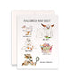 Boo Sheet Funny Halloween Cards Set - Costume Party Halloween Card - Ghost Spooky Season Gifts For Her