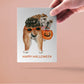 Bulldog Halloween Cards Funny - Halloween Costumes Bull Dog Lover Gift For Dog Mom