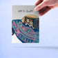 Winter Wonderland Dog Christmas Card Funny - All Is Bright Christmas Light - Pit bull Dog Holiday Cards Pack - Handmade By Liyana Studio