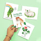 Funny St Patricks Day Card For Boyfriend - Kids St Patricks Day Gift - Shiba Inu Dog Saint Patrick's Day Cards - Liyana Studio Greetings