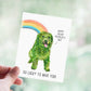 Goldendoodle St Patricks Day Card For Boyfriend - Lucky To Have You - St Patricks Day Gift For Her - Dog Saint Patrick's Day Cards